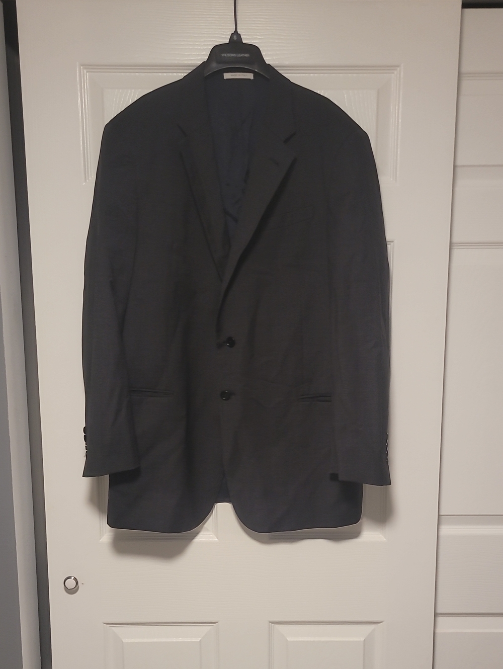 Armani Collezioni Charcoal Gray Two-Button Sport Coat